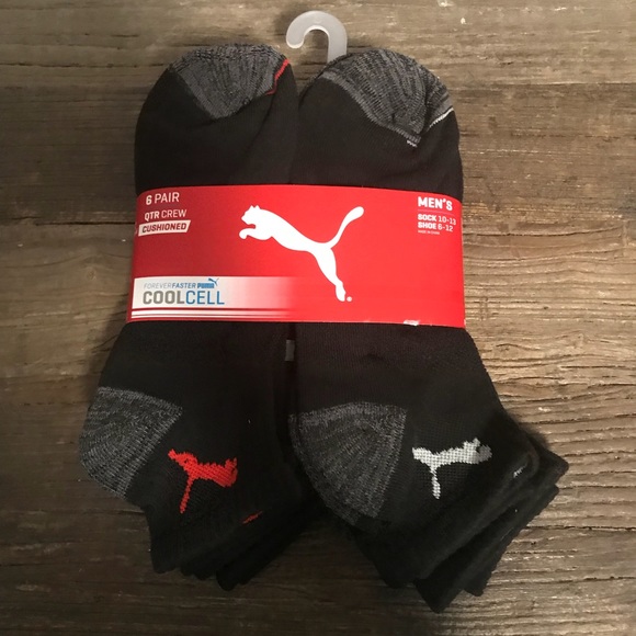 puma cushioned quarter